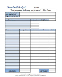 budget by dave ramsey household monthly budget by practical ...