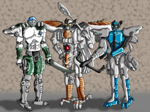 Beast Wars Wolf Characters...
