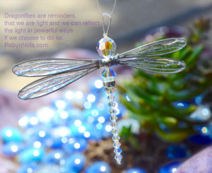 Swarovski Crystal Dragonfly Sun Catcher: Inspirational Dragonfly Gifts