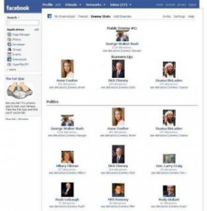 ? Make enemies instead. Riding on the popularity of social networks ...