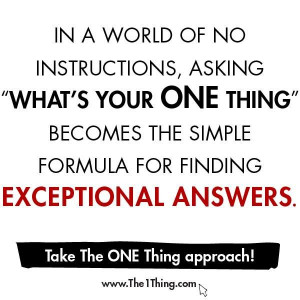 Gary Keller- The One Thing