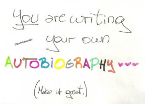 autobiography quote