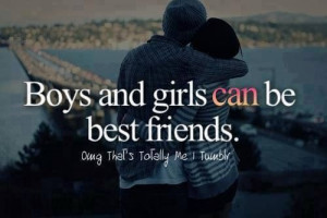 Boys and girls can be best friends
