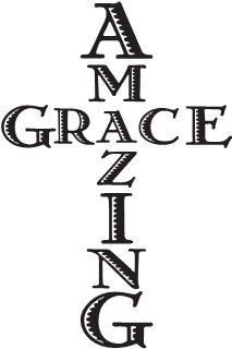 Amazing grace vinyl sticker