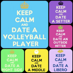 Date a volleyball player in general