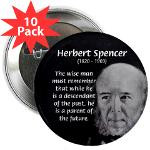 Herbert Spencer: Evolution Quote: Wise Man, Descendant of Past, Parent ...