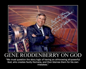 Gene Roddenberry on God by fiskefyren