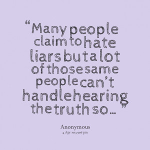 Hate Liars Quotes