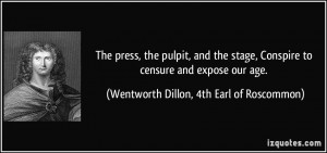 The press, the pulpit, and the stage, Conspire to censure and expose ...