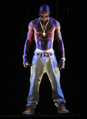 Tupac Shakur in hologram form [Photo: Kevin Winter/Getty Images for ...