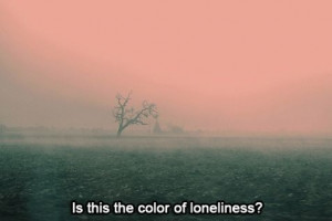 color of loneliness