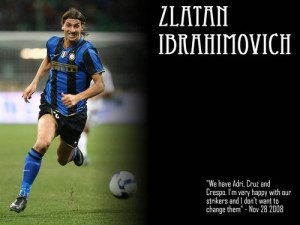 zlatan ibrahimovic wallpaper 1027 by 768 with quote about his fellow ...