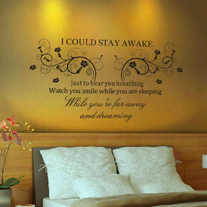 ... Breathing-Song-Quote-Vinyl-Decal-Wall-Stickers-Bedroom-Art-Extra-Large