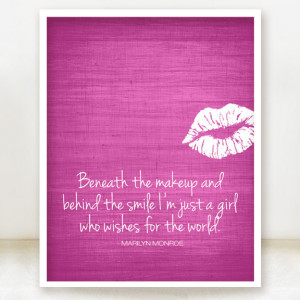 Pink The Singer Quotes And Sayings Marilyn monroe quote - beneath