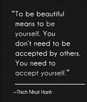 Accept yourself