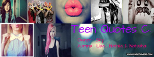 Teen Quotes Facebook Cover