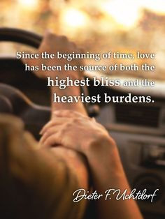 The marriage relationship, more than any other–because it is more ...