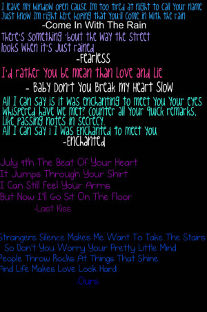 enchanted, fearless, heart, ours, quotes
