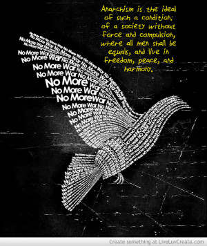 Anarchism Quote Peace