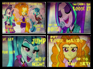 The Dazzlings- Under Our Spell collage by TicciElly38