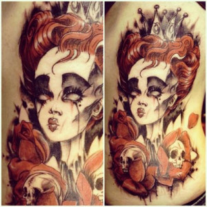 from alice in wonderland movie alice in wonderland red queen tattoos ...