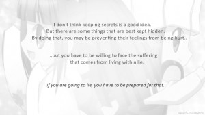 Living with a lie.. Quote #5 by Nana-pii