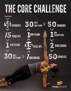 Core Workout everyday for 7 days