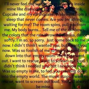 Lyrics from the Song Ballerina by Leona Naess.