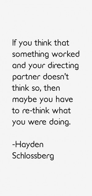 Hayden Schlossberg Quotes & Sayings