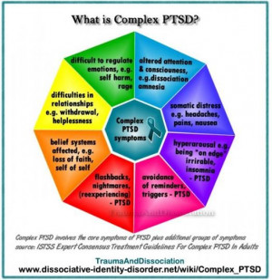 Complex PTSD Wheel - My Journey Of Healing From Childhood Abuse