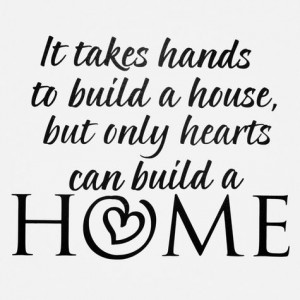 ... & Murals - Die Cuts With A View It Takes Hands To Build Vinyl Quote