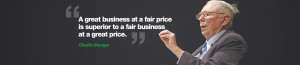 charlie munger reading quote a great business at a fair price is ...