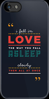 ... Portfolio › iPHONE CASE - 'The fault in our stars' by John Green