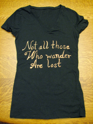 Lord of the Rings/The Hobbit Bleach Quote Tshirt