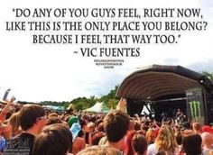 ... music warped tours quotes vic fuentes vic fuentes quotes band quotes