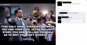 People Are Sharing This 'Inspirational' Quote From The Wolf Of Wall ...