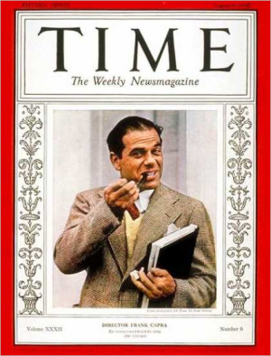 Frank Capra made the cover of Time magazine on Aug. 8, 1938, but less ...