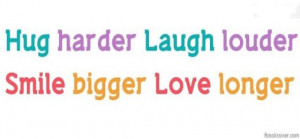 Hug laughmile love facebook photo cover
