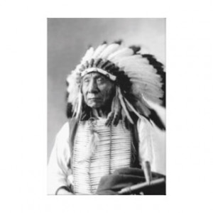 Chief Red Cloud Wrapped Canvas Gallery Wrapped Canvas