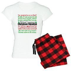 Lampoon's Christmas Vacation pajamas filled with funny movie quotes ...
