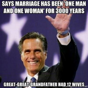 Mitt Romney: Traditional Marriage