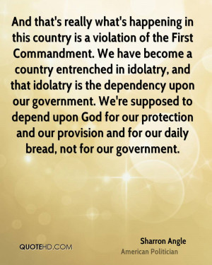 Sharron Angle Government Quotes