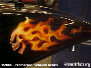 Flame Skull Airbrushartists