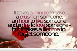 ... hour a day and a life, crush, cute, life, love, pretty, quote, quotes