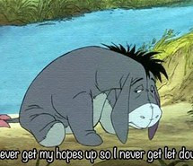 sad, disney, eeyore, winnie the pooh