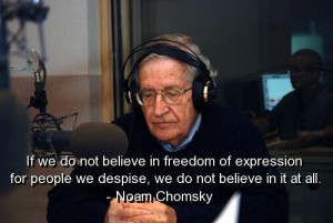 Noam chomsky quotes and sayings meaningful freedom deep