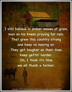 Thank the little farmer he is the one who saves the soil, protects the ...