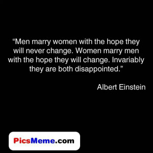 Einstein quotes. Marriage