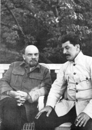 Stalin and V. I. Lenin 1905 in Tampere, Finland