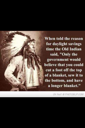 Native American time change quote